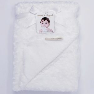 Reversible Baby Blanket Luxurious Soft Mink Plush